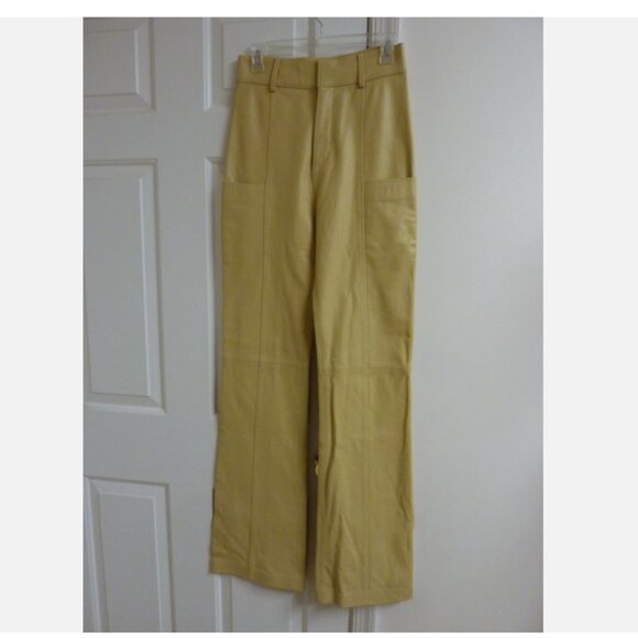 Frame Seamed Leather Pant - Picture 1 of 6